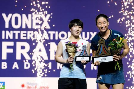 バドミントン、山口茜は準優勝　フランス・オープン