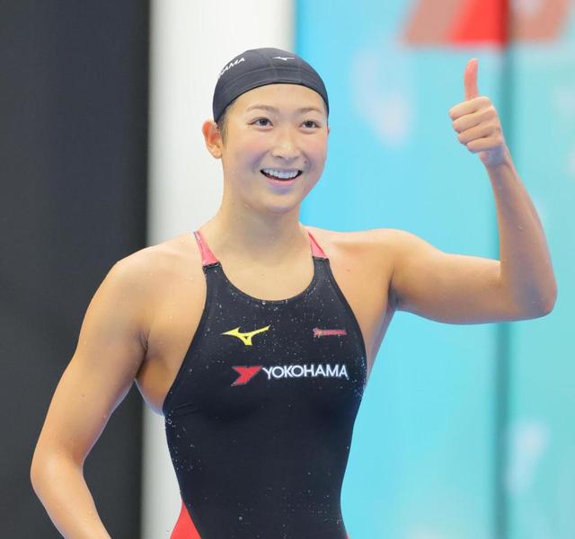 池江璃花子が派遣記録突破の57秒03で決勝進出！堂々準決1位