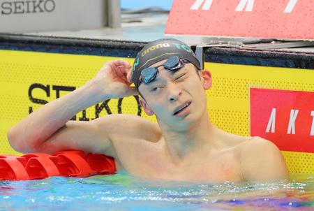 ３４歳・入江陵介、１００背泳ぎは２位で五輪逃す　派遣標準記録を突破できず　５大会連続五輪出場はお預け