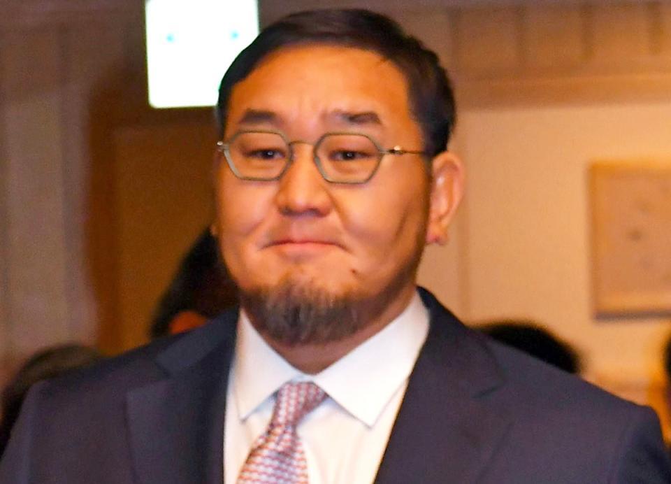 橫綱 朝青龍 東京都内で大横綱と並んだ相手にファン感激「この二人は胸熱