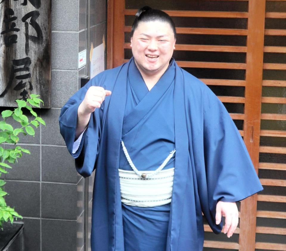 　新入幕を果たし、結婚を発表した時疾風