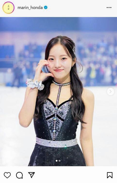 　本田真凜さんのインスタグラム＠ｍａｒｉｎ＿ｈｏｎｄａから