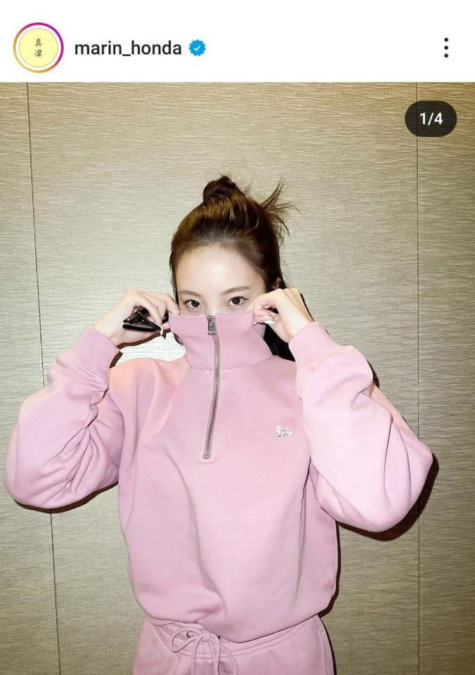 　本田真凛のインスタグラム（＠ｍａｒｉｎ＿ｈｏｎｄａ）から
