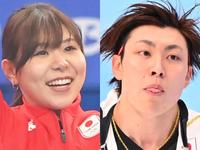 　吉田夕梨花（左）と新浜立也