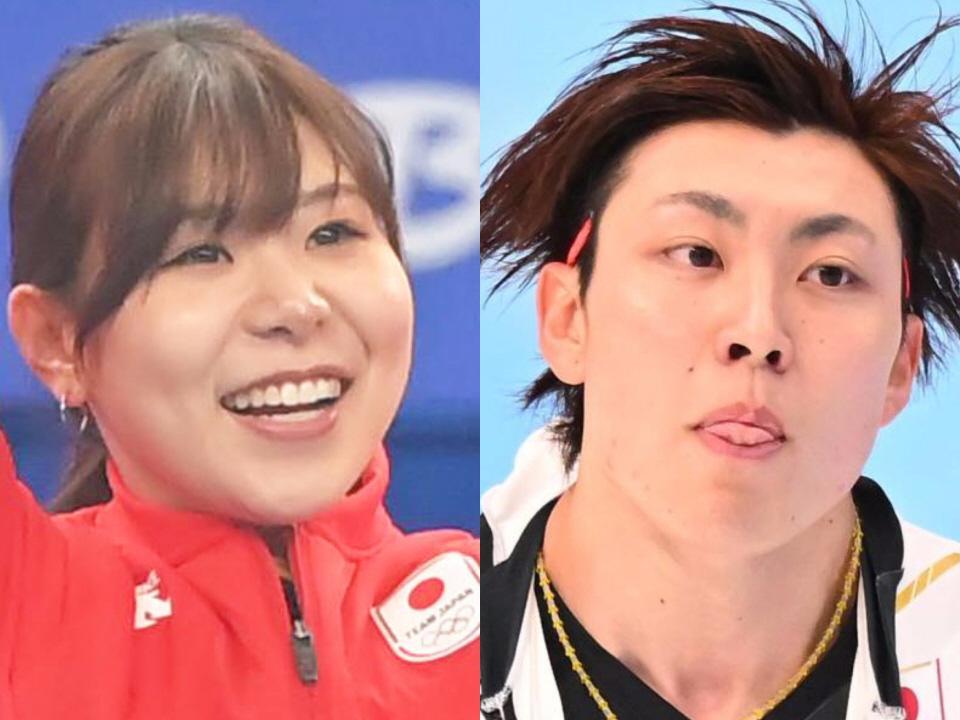 　吉田夕梨花（左）と新浜立也