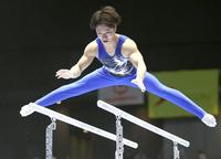 　岡慎之助の平行棒