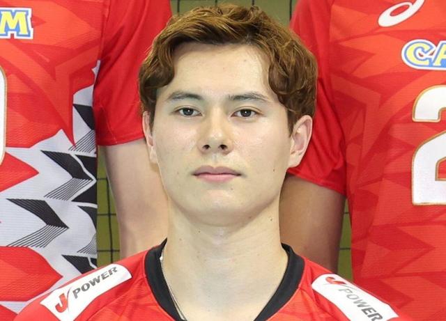 らんるい ベースボールシャツ 髙橋藍 髙橋塁 サントリー バレーボール M 白 らんるい ベースボールシャツ 髙橋藍 髙橋塁 サントリー