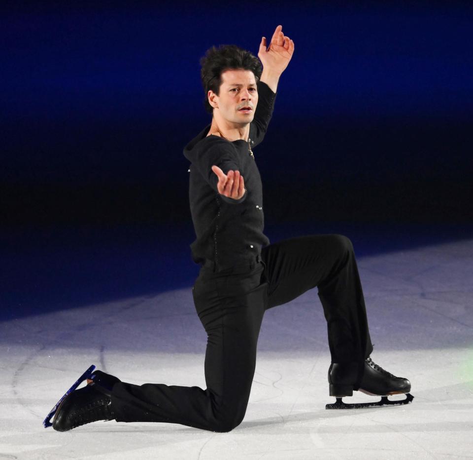 　ファンタジー・オン・アイスに出演したステファン・ランビエルさん（撮影・堀内翔）