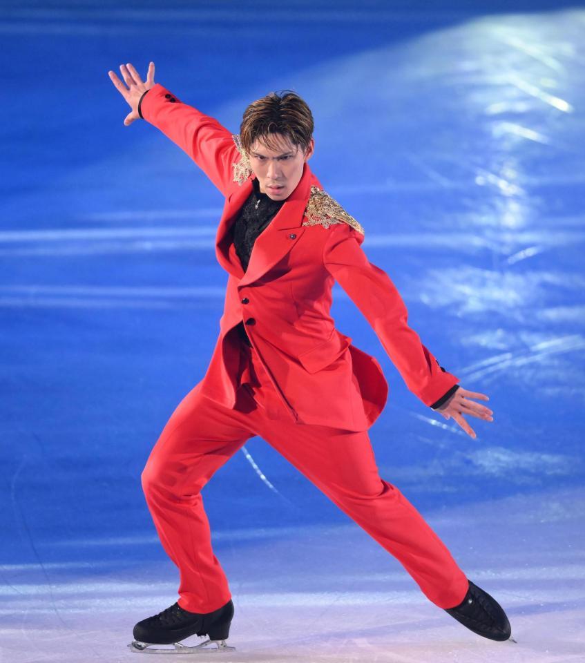 　ファンタジー・オン・アイスに出演した田中刑事さん（撮影・堀内翔）