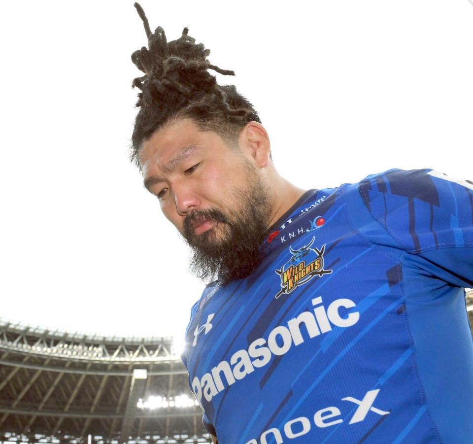 　去り際に涙を流す埼玉・堀江