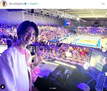 「ＴＢＳバレーボール」インスタグラム＠ｔｂｓ．ｖｏｌｌｅｙｂｏｏ