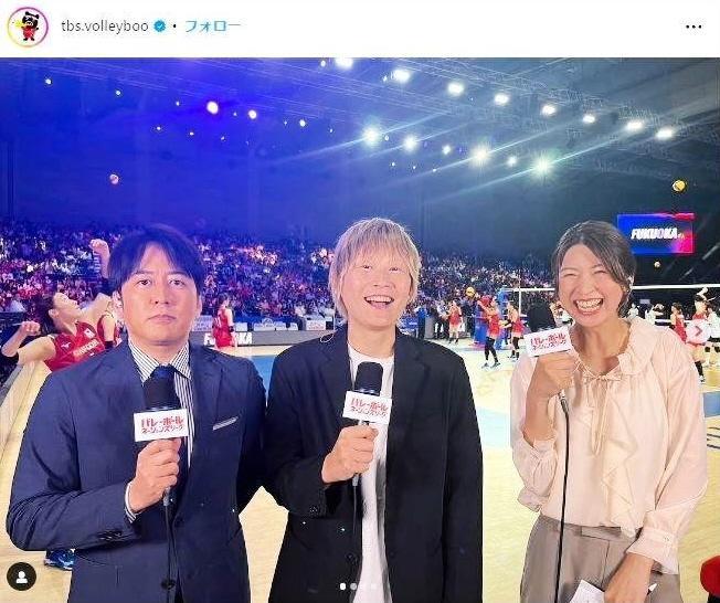 「ＴＢＳバレーボール」インスタグラム＠ｔｂｓ．ｖｏｌｌｅｙｂｏｏ