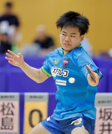 松島輝、横井らが４強入り　卓球のアジア選手権選考会