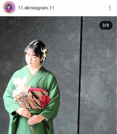 藤波朱理のインスタグラム＠１１．ａｋｒｓｔａｇｒａｍ．１１より