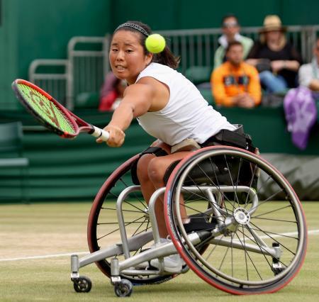 テニス小田、上地が準決勝敗退　ウィンブルドン車いすの部