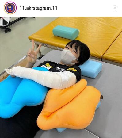 　藤波朱理のインスタグラム（１１．ａｋｒｓｔａｇｒａｍ．１１）より