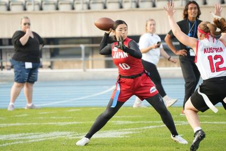 日本女子の劇的銅メダル獲得をＮＦＬ公式Ｘも投稿「日本が第４ダウンでの驚異的なパスカット」フラッグフット世界選手権