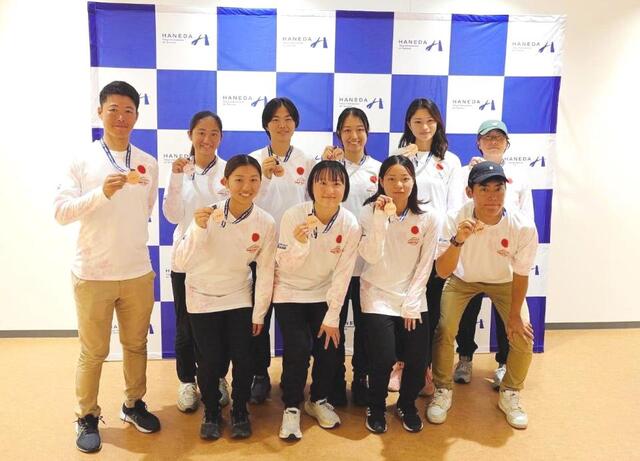 世界選手権銅メダルのフラッグフットボール女子代表が帰国 近江佑璃夏