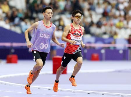 陸上男子１５００ｍの唐沢は４位　テニス上地は準々決勝に登場