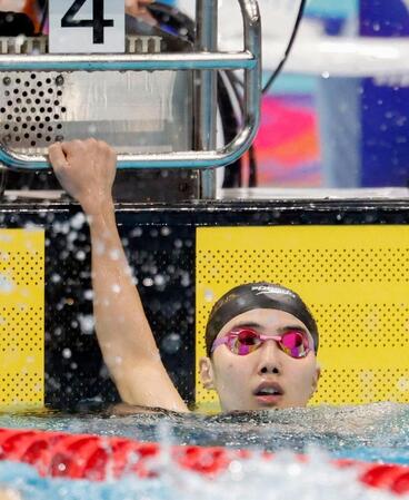 パリ五輪代表・松本信歩インカレ４連覇　今後はアスリート社員に　女子２００ｍ個メ　男子でパリ五輪銀の松下は３位