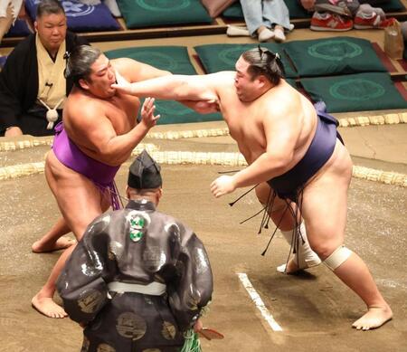 尊富士が無傷４連勝！休場明けの１５日間見据え「早く寝ること」