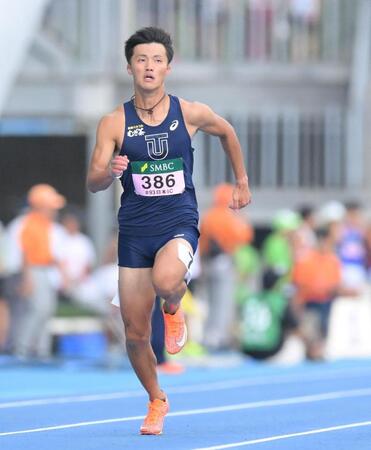 男子１００Ｍ・柳田大輝が２連覇へ予選突破　涙のパリ五輪から「再出発」陸上・日本学生対校選手権