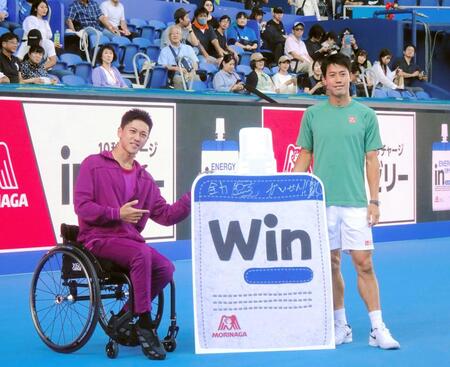 小田凱人　悲願の凱旋試合を前に感慨「何か違うことをしようかな」錦織圭とトークイベント