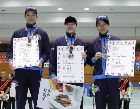 神奈川、加納の山口破りＶ　国民スポーツ大会フェンシング