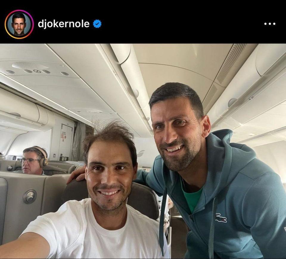 　ジョコビッチのインスタグラム（ｄｊｏｋｅｒｎｏｌｅ）より