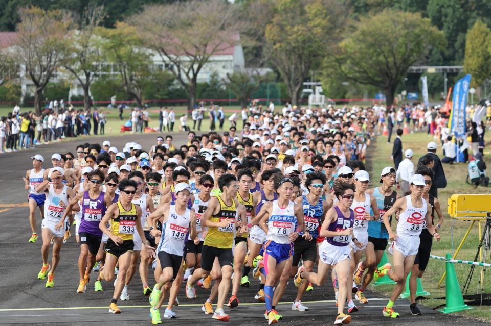 箱根駅伝本選出場を目指し懸命に走る各校のランナー