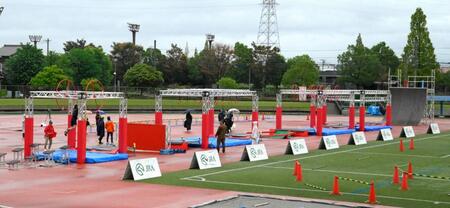 近代五種　愛知県で障害物レースの公開練習　梅村華苗「楽しむことを一番に最後まで走り抜きたい」