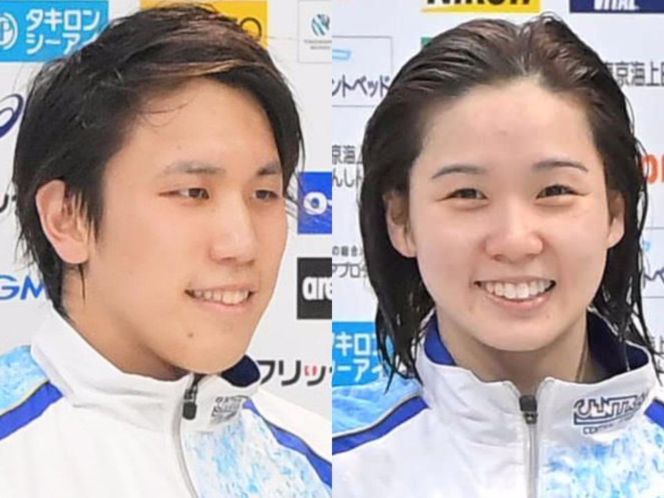 　松元克央（左）と寺村美穂さん