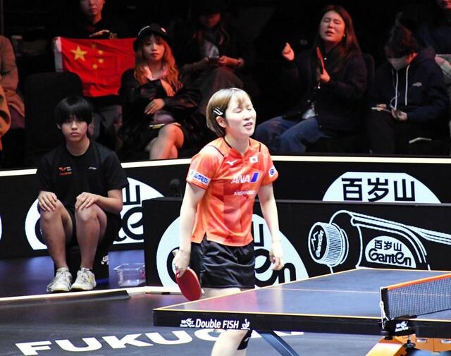 平野美宇　準々決勝で中国選手に完敗