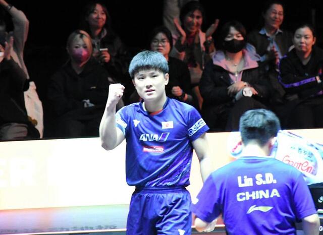 張本智和がV王手 世界2位の中国選手に4-3逆転勝利「最高でーす