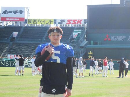 大学日本一へ意気込む立命大のＱＢ竹田剛