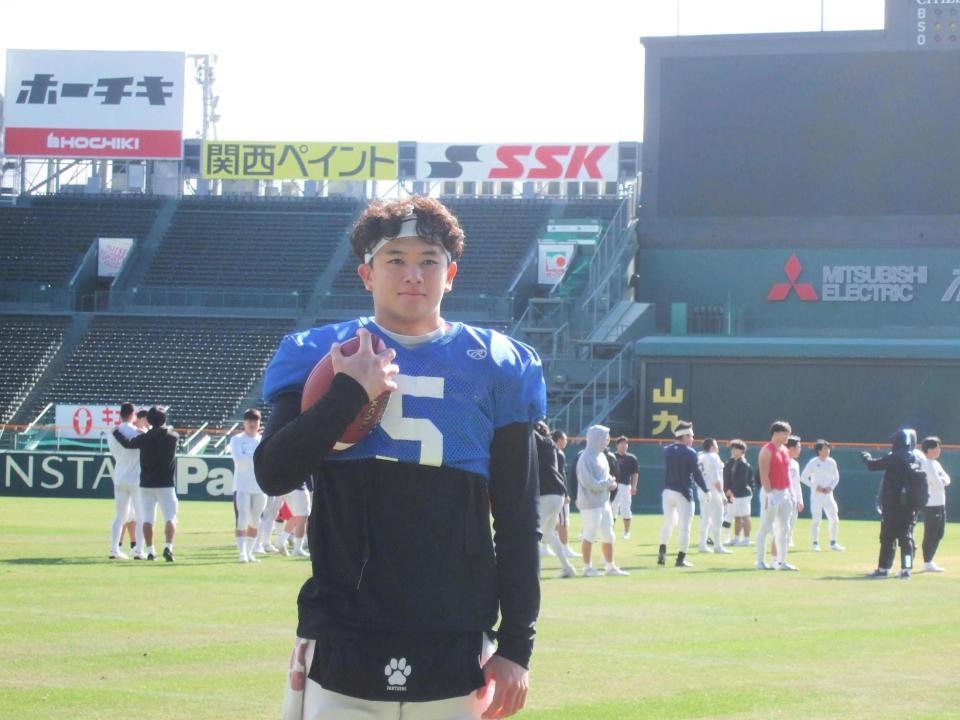 大学日本一へ意気込む立命大のＱＢ竹田剛