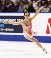 　フリーで演技する青木祐奈