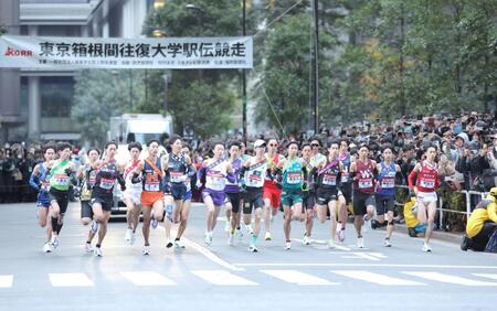 箱根駅伝１区から激動　中大・吉居駿恭が大逃げ　兄・大和の１時間００分４０秒の区間記録更新なるか