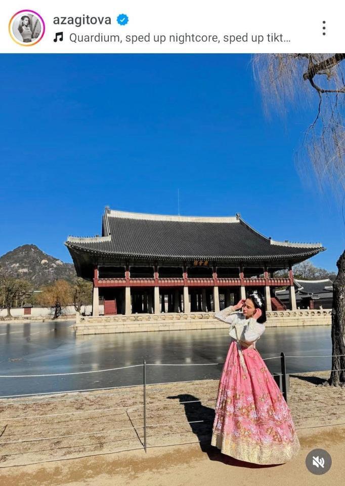 ザギトワのインスタグラム（＠ａｚａｇｉｔｏｖａ）から