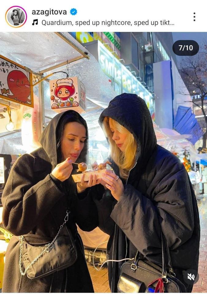 ザギトワのインスタグラム（＠ａｚａｇｉｔｏｖａ）から