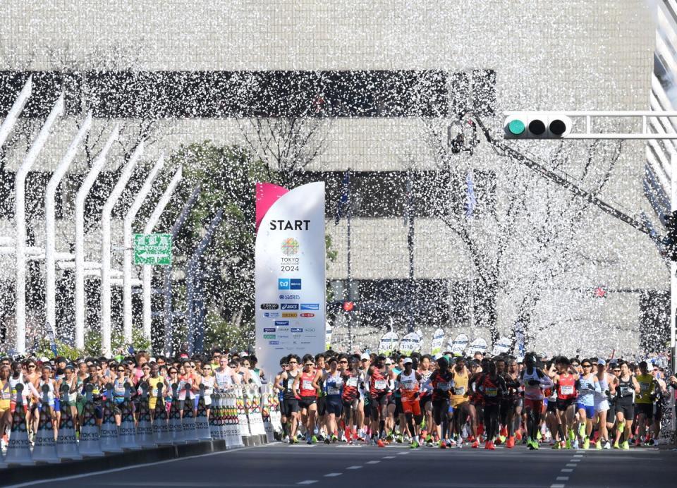 東京マラソン＝２０２４年３月