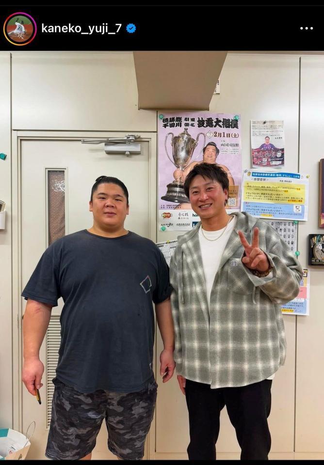 金子侑司氏インスタグラム（ｋａｎｅｋｏ＿ｙｕｊｉ＿７）より