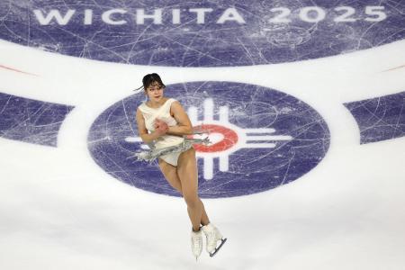 リュウが女子ＳＰ首位　フィギュア全米選手権