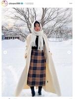 　吉田知那美のインスタグラム（ｃｈｉｎａｍｉ１９９１）より