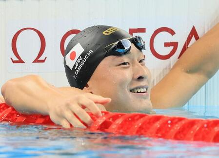 パリ五輪代表の谷口卓が５０Ｍ平泳ぎ予選で失格　目視のみの判定に悔しさ露わ　ＳＮＳに「しばいてやりたいが我慢します」