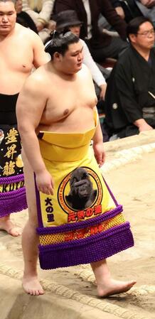 【写真】ピリリと強さが引き立つ！？大の里　癖が強過ぎる化粧回し