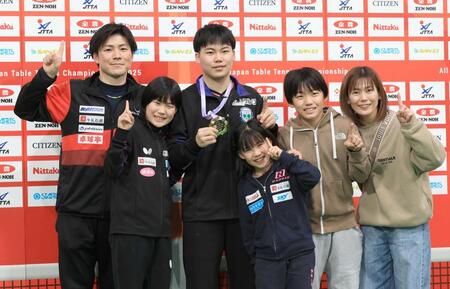 ロスへ覚醒！松島輝空　全日本卓球初優勝　パリ五輪補欠も張本智＆篠塚を連倒「心の中でうれしい。大舞台で倒せてよかった」