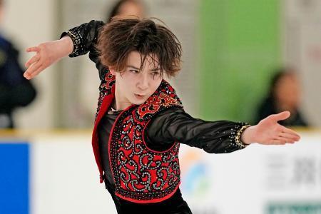 フィギュア中田がＳＰ首位発進　国スポ冬季大会、少年男子