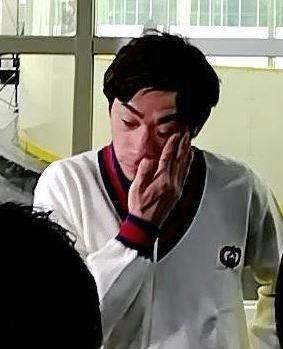 　現役ラスト演技を終えた織田信成