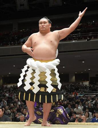 　両国国技館で初の横綱土俵入りを行う豊昇龍